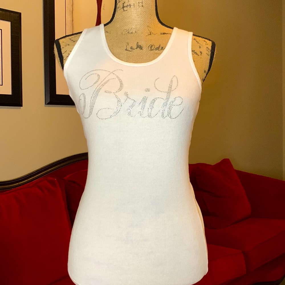 Super Cute, Bedazzled, New Bride Tank!